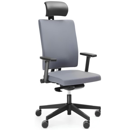 Fauteuil de bureau ergonomique Mate MT 103 avec appui-tête réglable