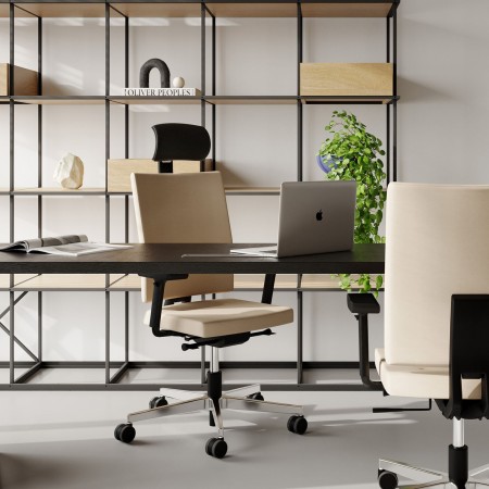 Bureau ergonomique avec fauteuil Mate MT 103 pour télétravail ou entreprise