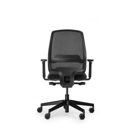 Fauteuil de travail avec accoudoirs et dos réglable - MOMO 102 pour bureau