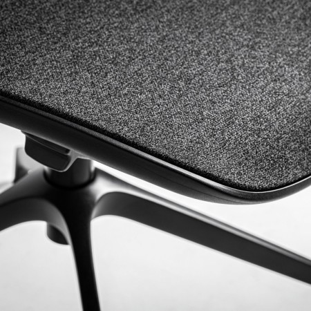 Piètement à roulettes du fauteuil de bureau Ovidio noir