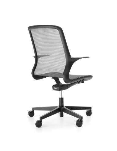 Fauteuil de bureau Ovidio OV 1M2 en maille respirante profil