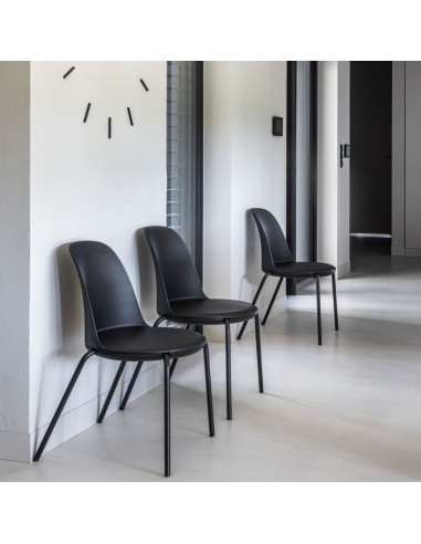 Chaise empilable Haali HL 215 avec assise rembourrée salle d'attente