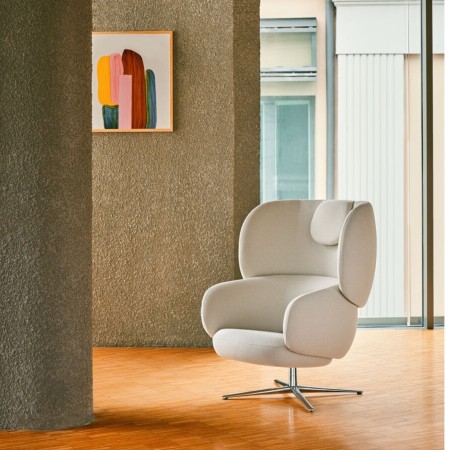 Fauteuil lounge pivotant avec appuie-tête intégré – Grand Grace 2