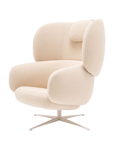 Fauteuil lounge pivotant avec appuie-tête intégré – Grand Grace