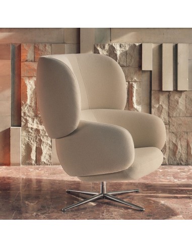 Fauteuil lounge pivotant avec appuie-tête intégré – Grand Grace