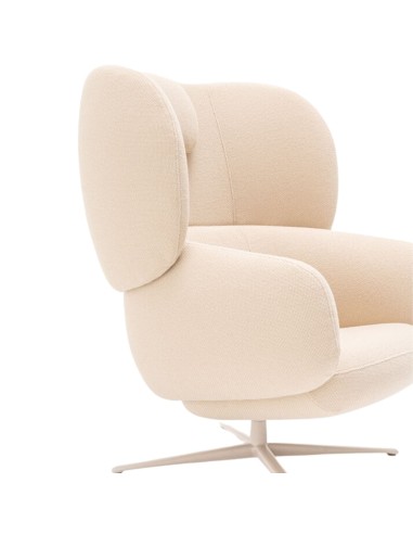 Fauteuil lounge pivotant avec appuie-tête intégré – Grand Grace