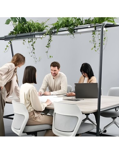 Table de réunion large pour espace de travail confortable et modulable - ROUND multipurpose