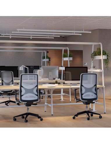 Table de bureau pour open space grand format - moderne, pratique, multipurpose ROUND