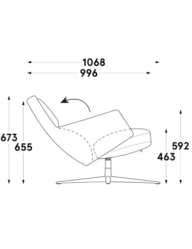 Fauteuils Grand Grace Toro cuir L04 et tissu Atlantic A-61270 RAL0608005 sur base blanche – monbureau