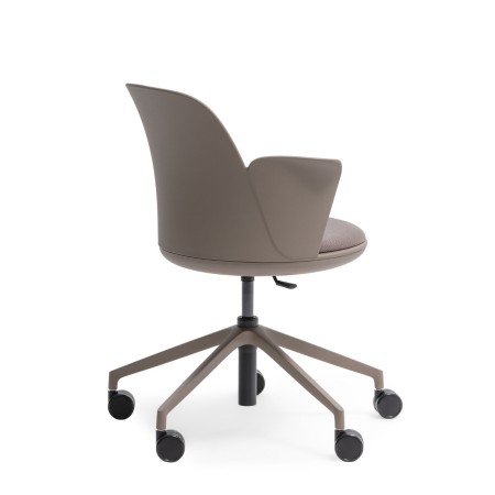 Mécanisme pivotant et base 5 branches avec roulettes – modèle Haali HL 5R P