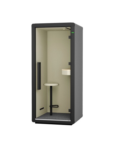 Cabine Flathouse avec tablette intégrée et assise haute. - Flathouse