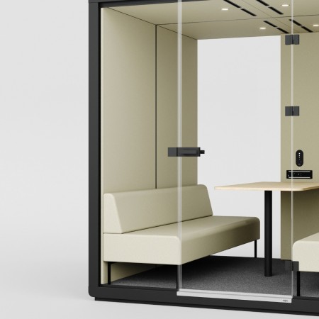 Détail du voyant lumineux signalant l’occupation de la cabine Flathouse. - Flathouse