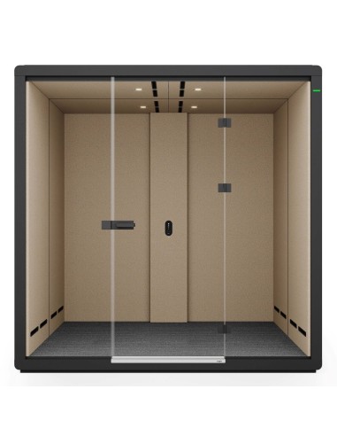 Cabine Flathouse double avec assises et table pour réunions. - Flathouse