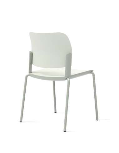 Vue de dos de la chaise Volo VO 215 – design minimaliste et finition mate