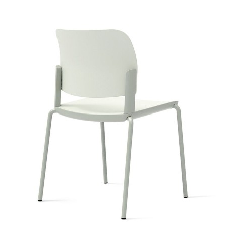 Vue de dos de la chaise Volo VO 215 – design minimaliste et finition mate