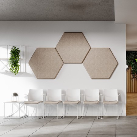 Salle d'attente avec chaises Fendo 270 avec assise confortable et design moderne