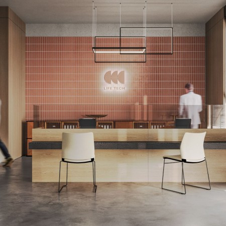 Fendo FD 271 avec assise et dossier capitonnés en salle de restauration