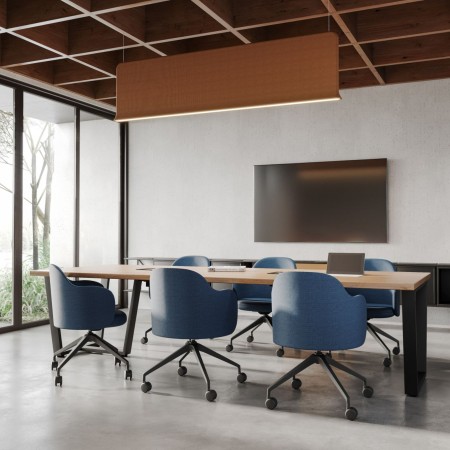 Chaise ergonomique Flos FS KP 4W dans un espace de coworking moderne