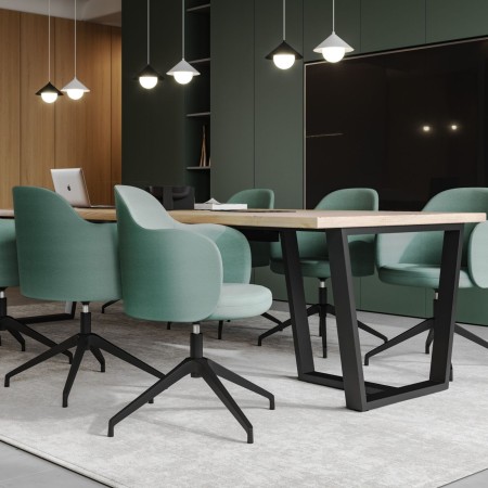 Flos FS KP 4R – fauteuil de réunion ergonomique en vert