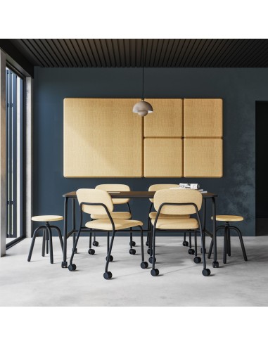 Aménagement flexible avec chaises HS 261 empilables