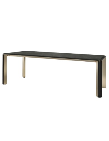 Bureau de direction droit haut de gamme coloris noir – Iulio