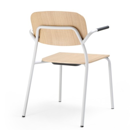 Chaise design scandinave Hens HS 220 pour salles de formation