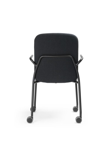 Chaise de réunion HS 260 H tapissée – design scandinave moderne de dos