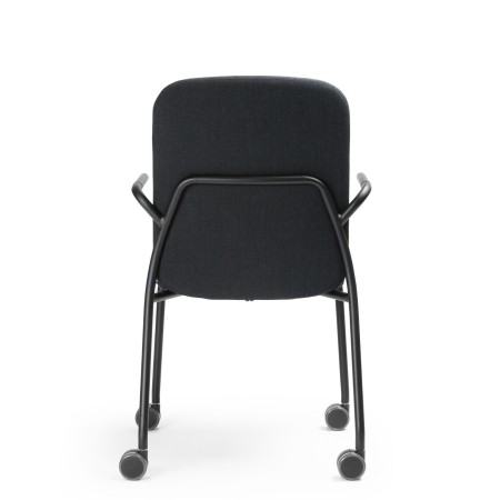 Chaise de réunion HS 260 H tapissée – design scandinave moderne de dos