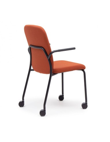 Chaise tapissée Hens HS 260 H avec châssis en acier peint