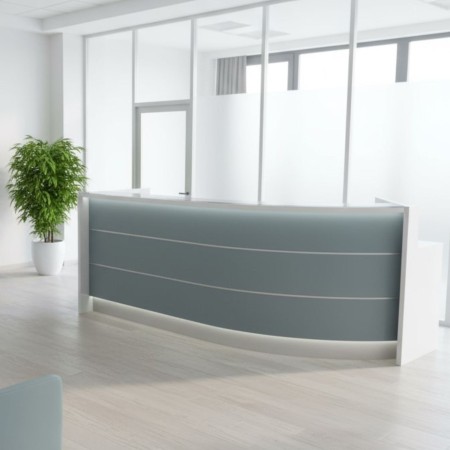 Meuble de réception bleu clair