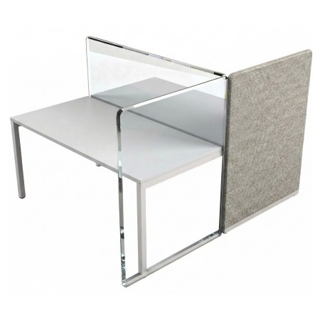 cloison acoustique gauche toute hauteur TOP 530 pour bureau – H1270 mm