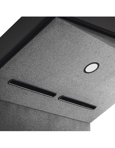 Détail du plafond de la cabine Treehouse avec ventilation intégrée. - Treehouse