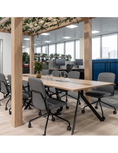 Dossier haut ergonomique de la chaise Hens en version 4N - chaise premium pour les conférences