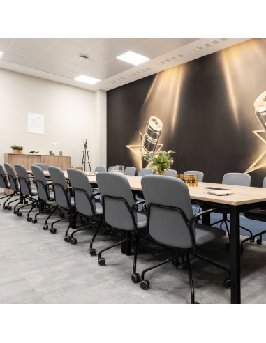 Chaise sur roulettes Hens HS 4K1 H – design scandinave contemporain