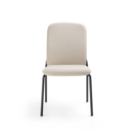 Chaise de réunion Hens HS 215 H rembourrée blanc