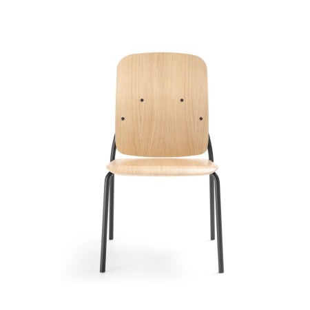 Chaise Hens HS 215 H en placage bois naturel