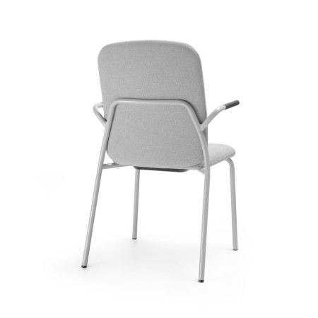 Vue de dos chaise Hens HS 220 H rembourrée