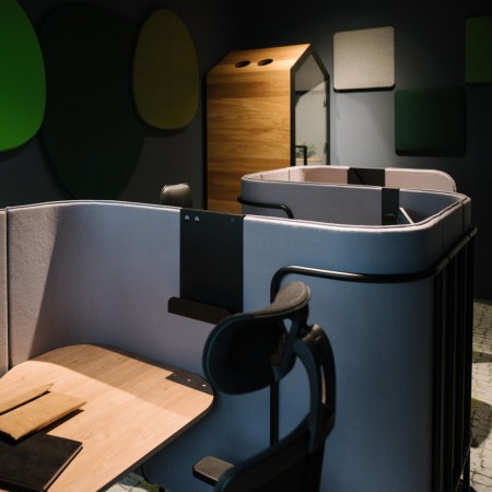 Bureau acoustique individuel pour open-space - Leaf Pod