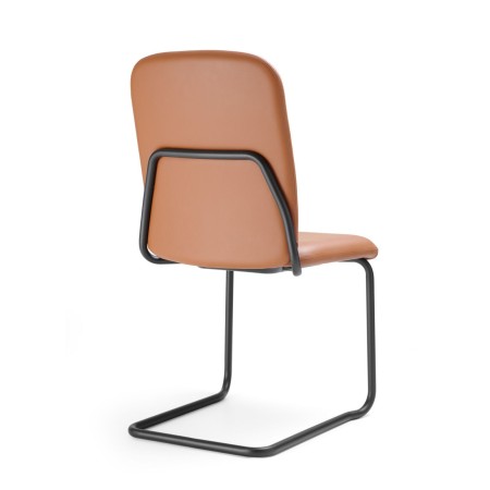 chaise Hens HS 231 H structure métallique noire vue de dos