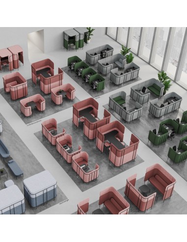 Poste acoustique avec alcôve latérale - Leaf Pod