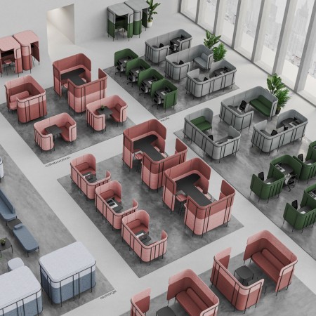 Poste acoustique avec alcôve latérale - Leaf Pod