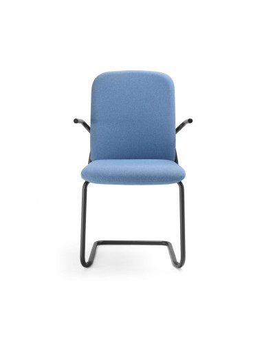 Assise rembourrée confortable Hens HS 230 H en bleu vue de face