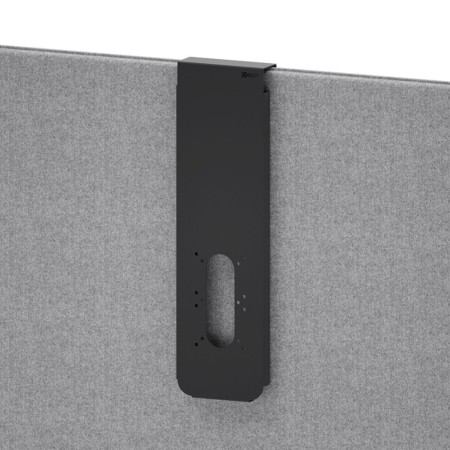 Support mural allongé en métal, conçu pour des fonctions de rangement ou d’intégration technique. - Accessoires