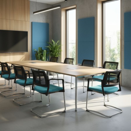 Chaise visiteur KY 230 en version capitonnée pour entreprises 2