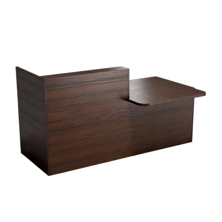 Meuble de réception en bois foncé