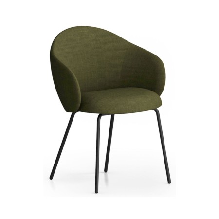 Chaise rembourrée avec accoudoirs élégants - Volta