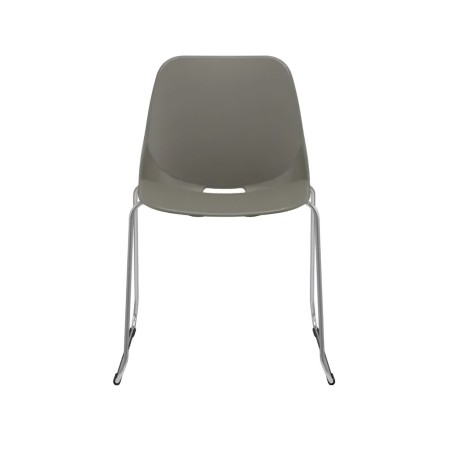 Chaise de conférence empilable Eggo EG 271 – finition grise