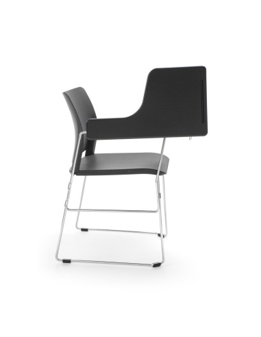 Chaise Fendo FD 271 - tablette d'écriture pour salle de conférence