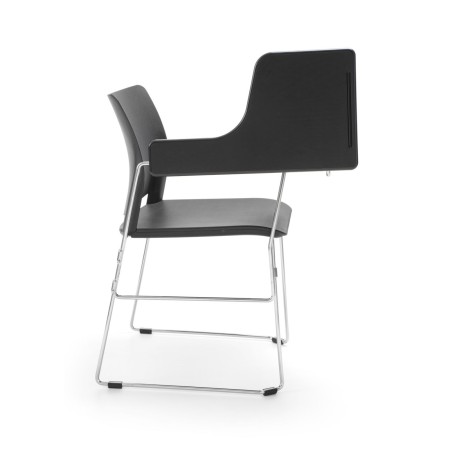 Chaise Fendo FD 271 - tablette d'écriture pour salle de conférence