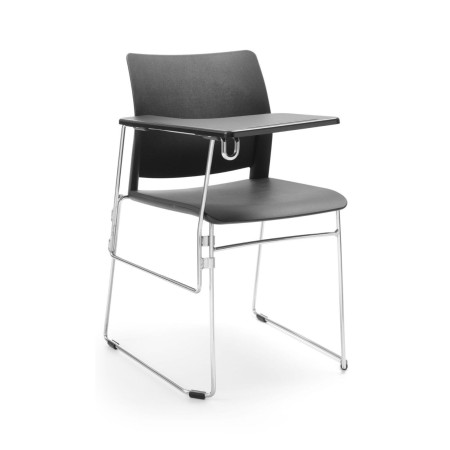 Option bureau pour chaise Fendo FD 271 en plastique noir